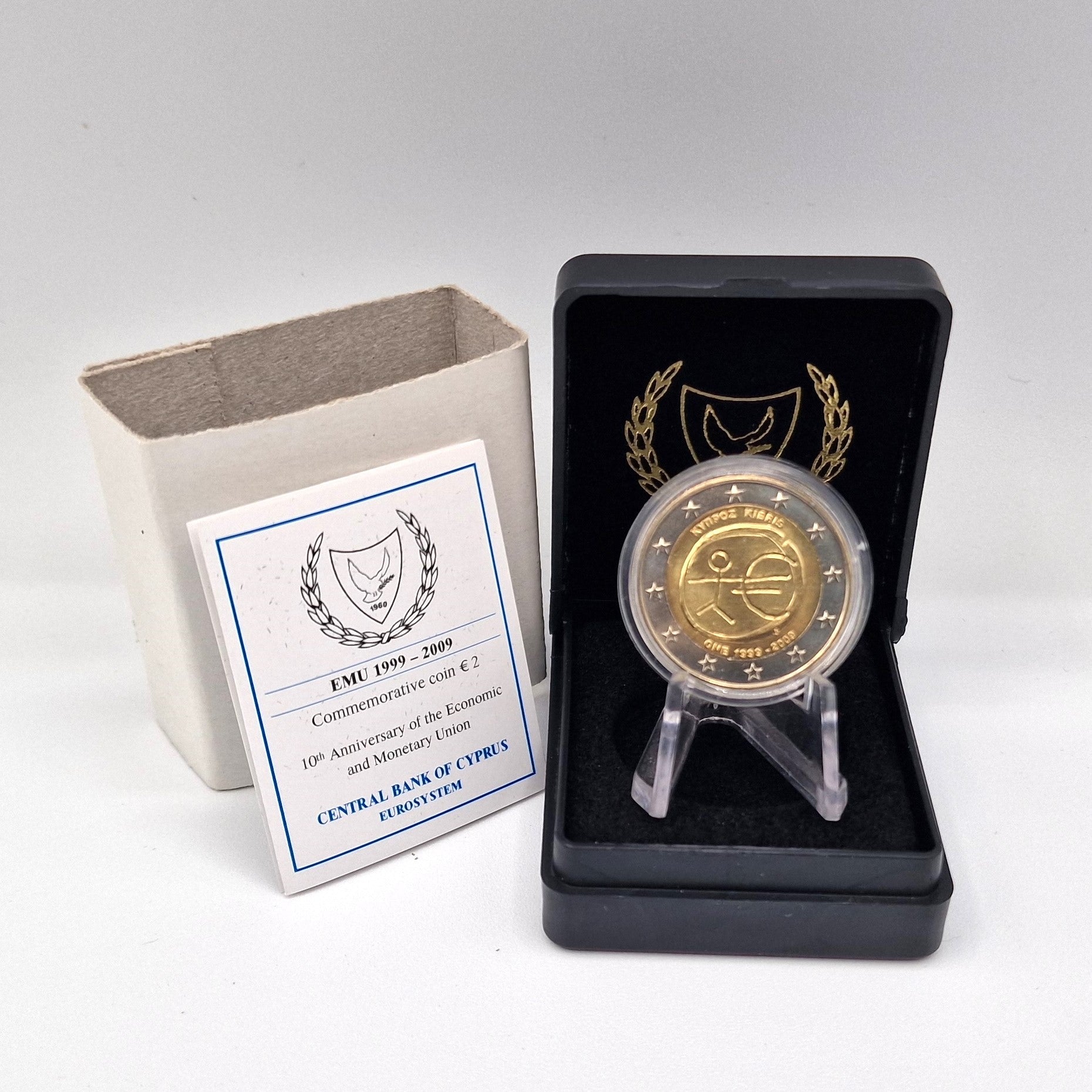 2009 EMU - 2€ Chipre (Caixa BU com certificado)